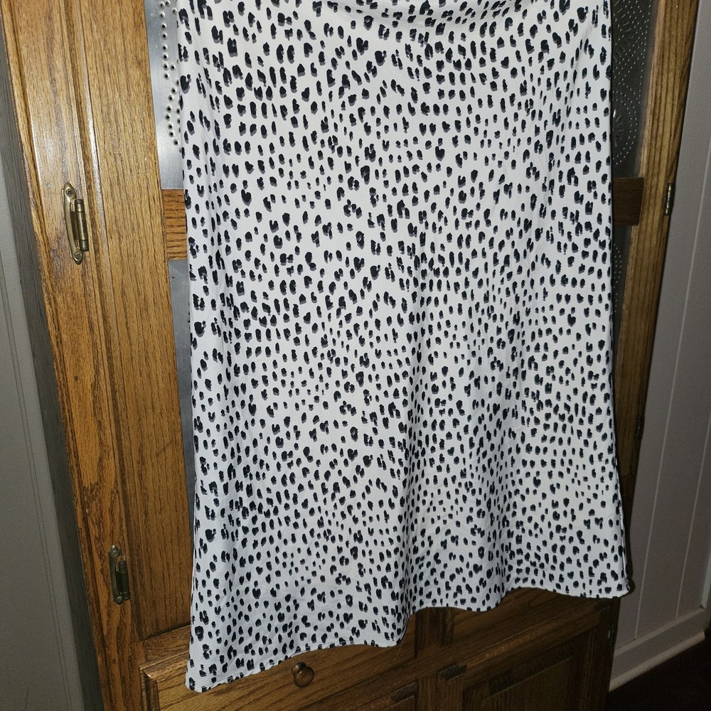Altar'd State Animal Print Satiny Midi Skirt. Sz Small